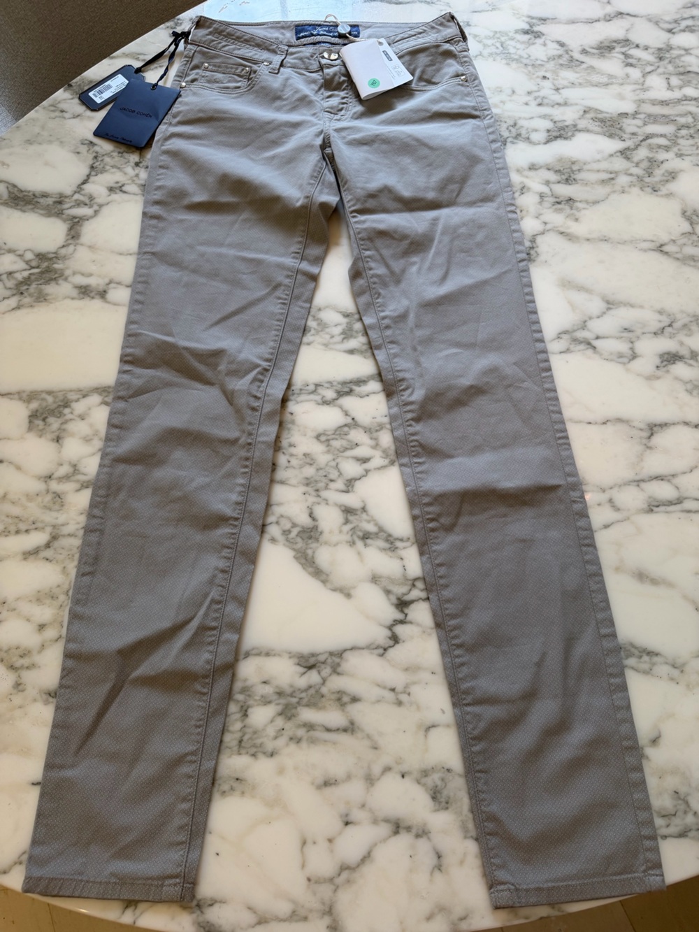 NWT Jacob Cohen Gray Cotton Jeans & Pant Sz 25